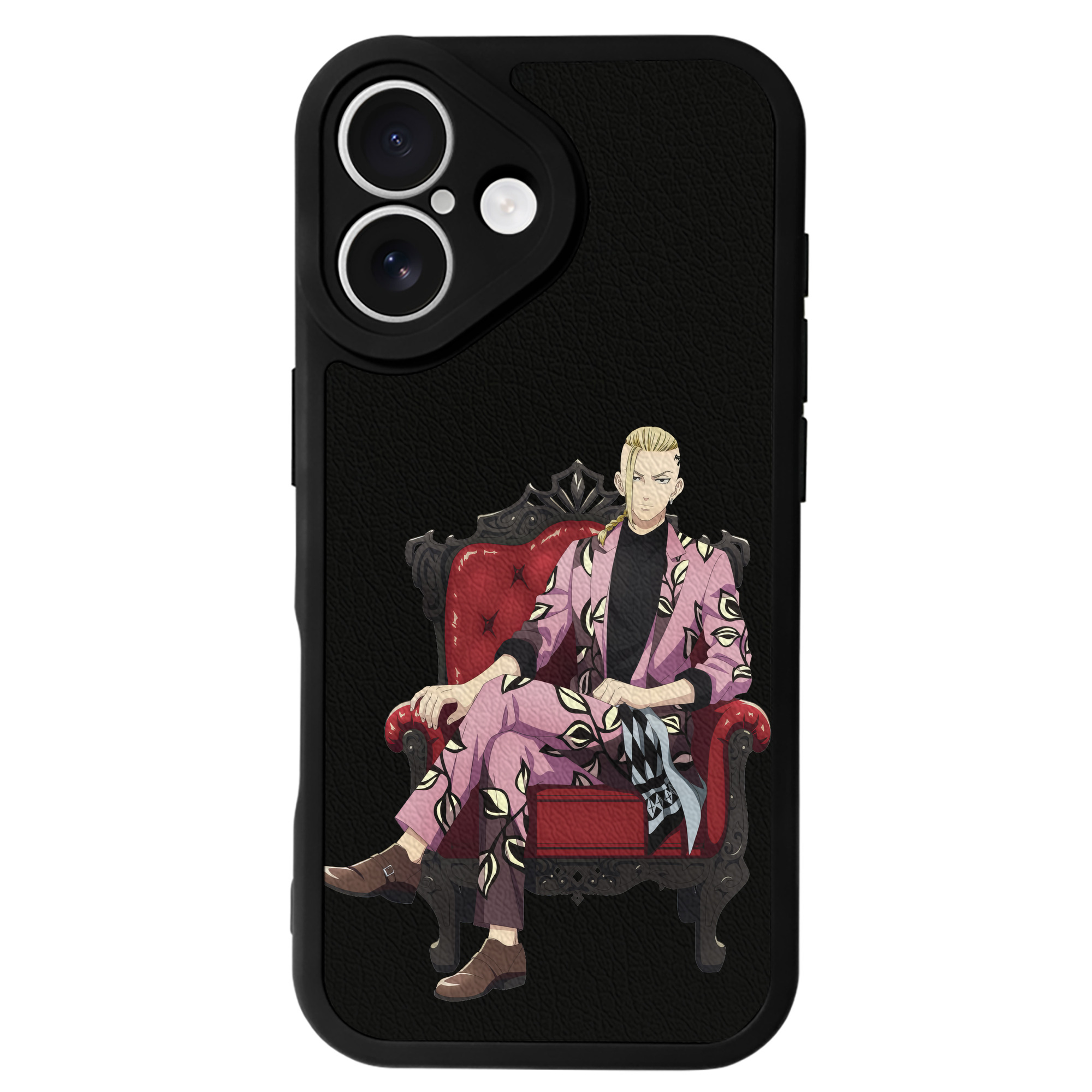 （画像用） 東京リベンジャーズ Tokyo Revengers 【iPhone 16シリーズ対応】シリコンスマホケース（レザー調） 材質：シリコン
